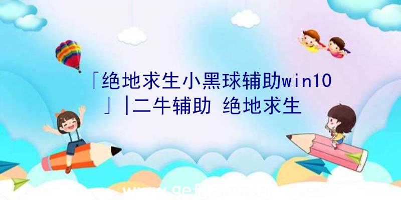 「绝地求生小黑球辅助win10」|二牛辅助